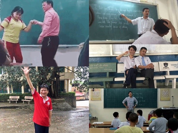 4 thầy giáo "bá đạo" thích khiêu vũ, chơi ném bóng nước cùng học trò