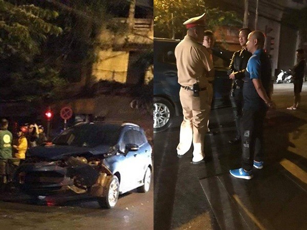 Siêu xe của cựu thủ môn Hồng Sơn đâm nát đầu xe diễn viên "Người Phán xử"