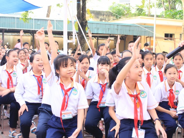 Teen THCS Vĩnh Tuy thổ lộ ngàn lời yêu thương trong “Ngày hội sức khoẻ học đường”