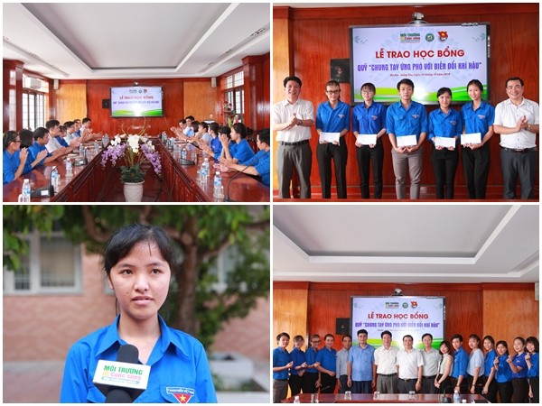 CĐ Sư phạm Bà Rịa - Vũng Tàu: Sinh viên nhận học bổng "xịn" từ quỹ về biến đổi khí hậu