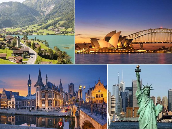 Lộ diện top 10 quốc gia người dân giàu nhất thế giới 2018