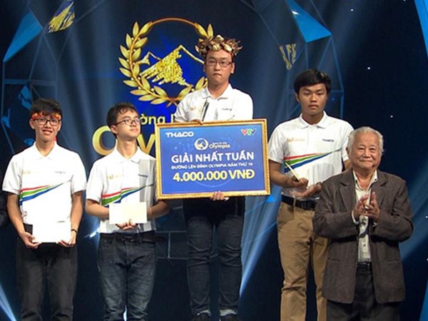 Cậu bạn 2K Thái Bình thắng cách biệt ở cả 4 vòng thi Olympia