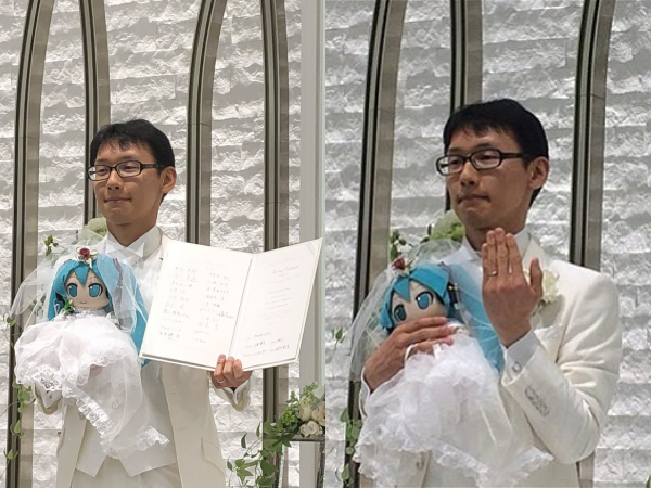 Nam thanh niên Nhật Bản tổ chức hôn lễ với búp bê vì bi kịch với phụ nữ trong quá khứ