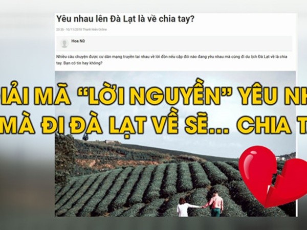 Giải mã "lời nguyền" yêu nhau "đi Đà Lạt về sẽ... chia tay"