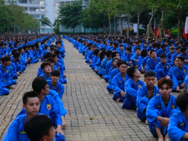 7.000 học sinh, sinh viên đồng diễn võ thuật xác lập kỷ lục Việt Nam