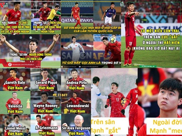 Biệt danh hài hước của bộ ba hậu vệ Việt Nam tại AFF Cup 2018