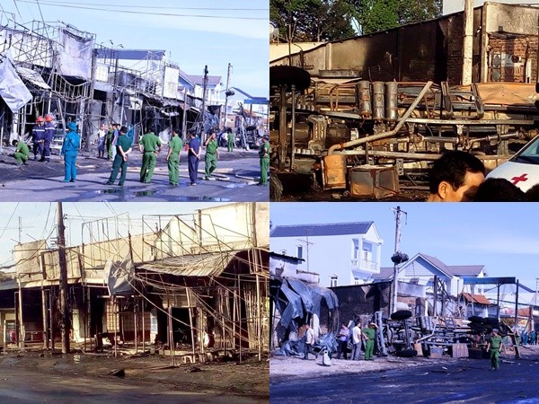 Bình Phước: Tai nạn thảm khốc, xe bồn cháy lan vào nhà dân, ít nhất 6 người tử vong