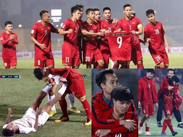 Khoảnh khắc đẹp trận Việt Nam - Campuchia: Quang Hải bóp chân giúp đội bạn, đồng đội "gọi tên" Văn Toàn