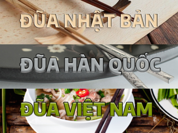 Việt Nam, Hàn Quốc và Nhật Bản đều dùng đũa, thế nhưng bạn có biết câu chuyện về sự khác biệt?