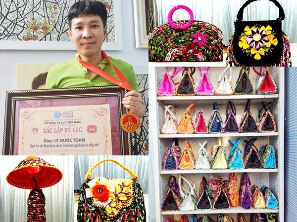 Từ bao mì gói, thầy giáo sáng tạo ra sản phẩm kỷ lục Việt Nam