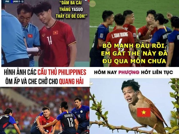 Chết cười với loạt ảnh chế tạm biệt Philippines, ăn mừng tuyển Việt Nam tiến vào chung kết