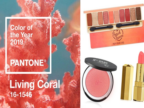 Giáng sinh đẹp rực rỡ với đồ trang điểm màu "Living Coral" của năm 2019! 