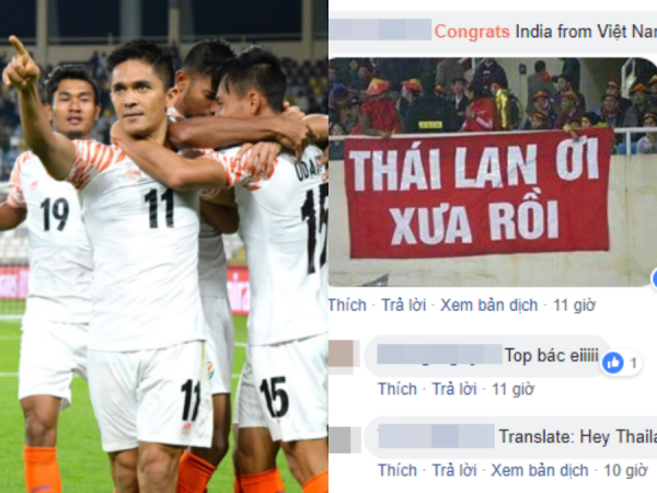 Fan Việt lại mất điểm khi "hùa" cùng fan Ấn Độ chế giễu trận thua của Thái Lan