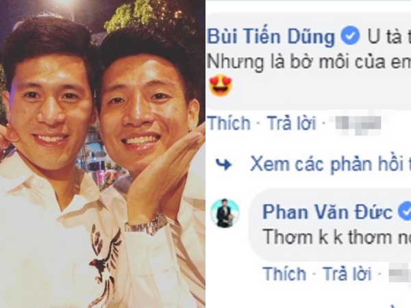 Vừa vắng mặt Đình Trọng, Tiến Dũng đã công khai "thả thính" Văn Đức thế này đây!