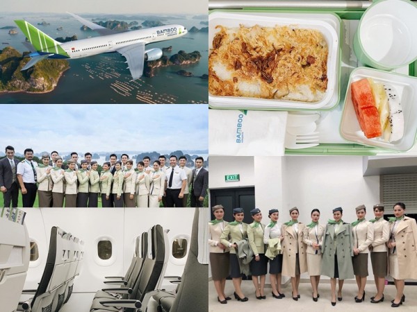 Bên trong tàu bay của Bamboo Airways: Có cổng sạc điện thoại, phục vụ đồ ăn và nước ngọt