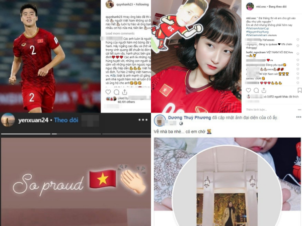 Vợ, bạn gái các cầu thủ tuyển Việt Nam đăng gì lên MXH sau trận thua Nhật Bản?