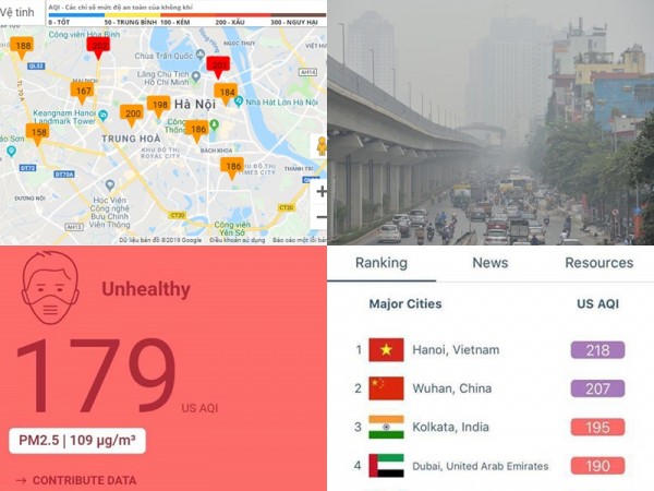 Không khí Hà Nội những ngày giáp Tết chạm ngưỡng nguy hại, mức ô nhiễm cao nhất trong năm