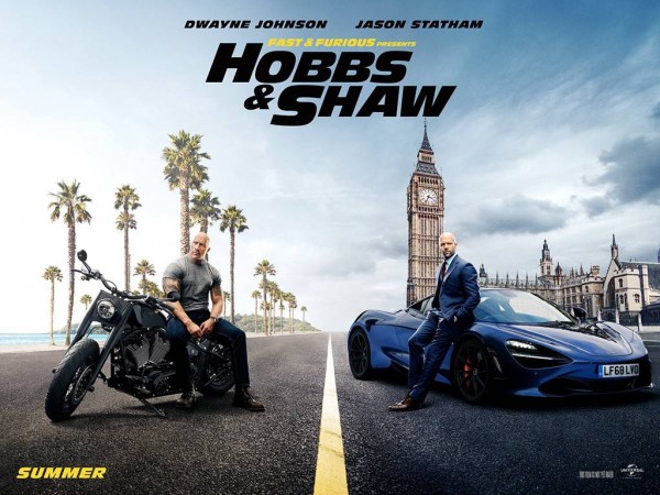 Năm nay không được xem phần mới “Fast & Furious”, nhưng đã có “Hobbs & Shaw” lộ diện