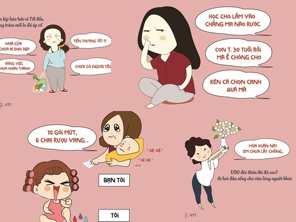 Hội gái ế sắp 30 tuổi và tâm sự "cười ra nước mắt" khi Tết đến