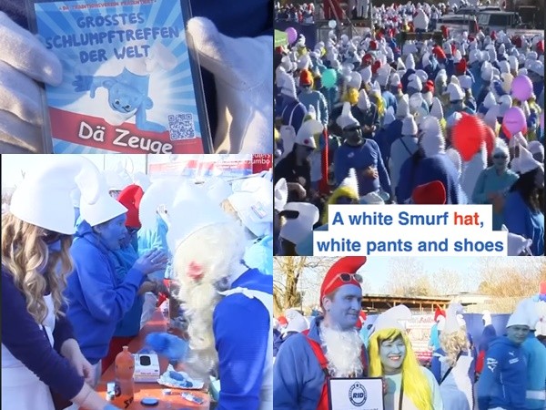 Cùng gặp gỡ đại gia đình Xì-trum đời thực tại lễ hội "The Smurfs"