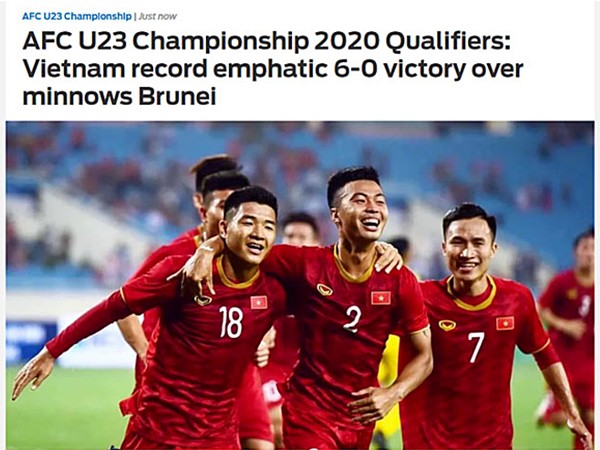 Báo châu Á ấn tượng với Quang Hải và 6 bàn thắng của U23 Việt Nam