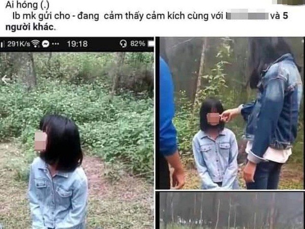 Nghệ An: Một nữ sinh bị bắt quỳ, bị đánh, tung clip lên Facebook
