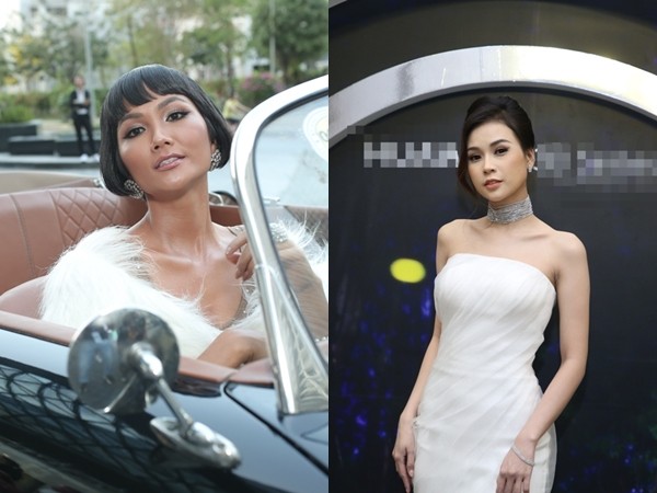 H'Hen Niê xuất hiện khác lạ trong buổi trình diễn ánh sáng ở toà nhà cao nhất Việt Nam