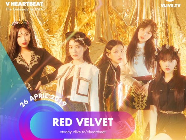 Tuyệt vời chưa, Red Velvet đến Việt Nam tham gia "V Heartbeat" tháng 4