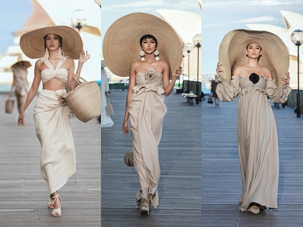 H’Hen Niê, Minh Tú "đọ trình" catwalk trong show thời trang Xuân - Hè 2019 tại thành phố Sydney