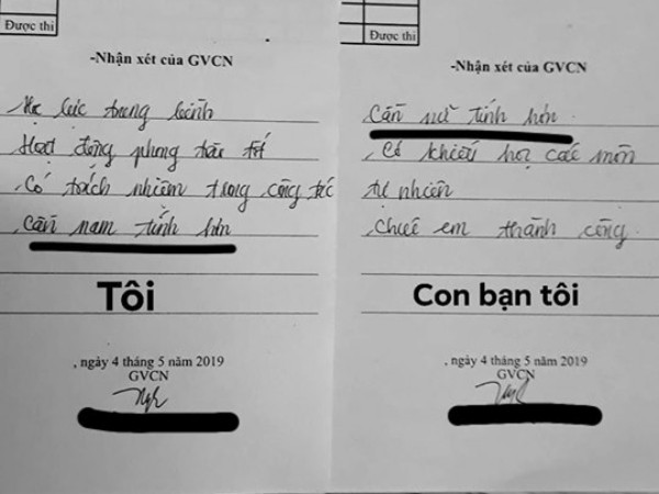 Cô giáo nhận xét sổ liên lạc "hơi mặn" khiến cộng đồng mạng không thể nhịn được cười