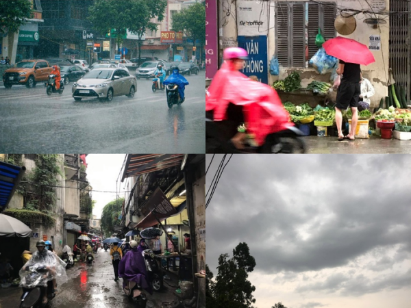 Cuối cùng Hà Nội đã mưa, mừng vui chưa hết, dân tình lại lo ngập lụt