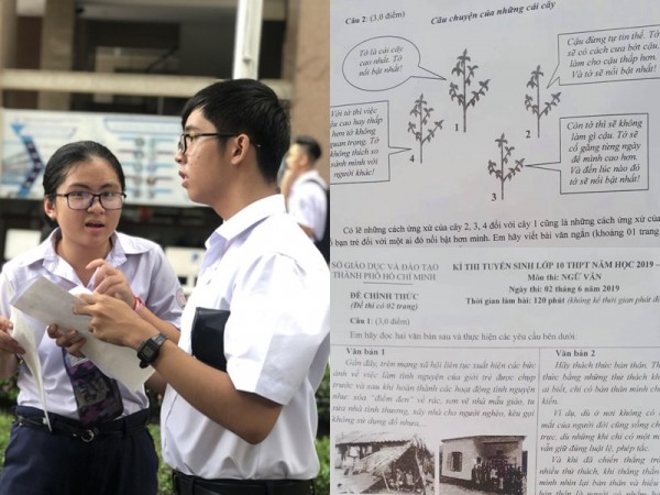 Thi vào lớp 10 TP HCM: Thí sinh hào hứng với đề thi Ngữ văn "lạ" và "chất"