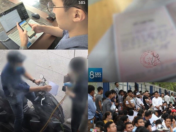Đài SBS: "Cò" ở Hà Nội làm giả hồ sơ xin visa 5 năm đi Hàn Quốc