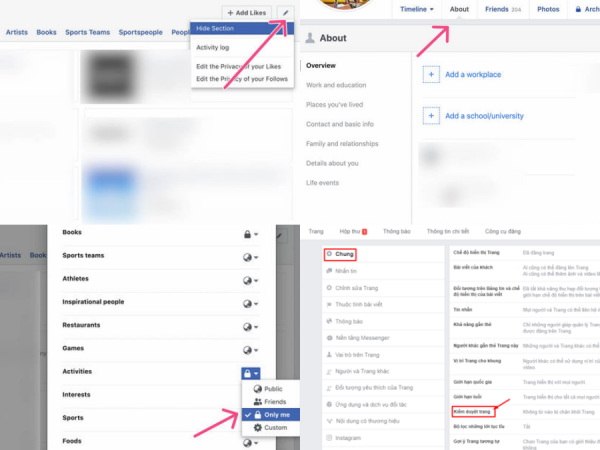 Cách ẩn "thích" và "bình luận" để mọi người không biết bạn làm gì trên Facebook