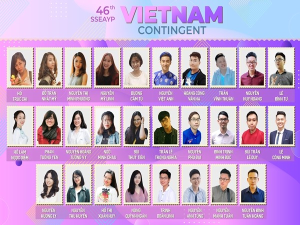 28 gương mặt vàng thuộc đoàn Đại biểu thanh niên Việt Nam tham dự SSEAYP 2019 đã xuất hiện 