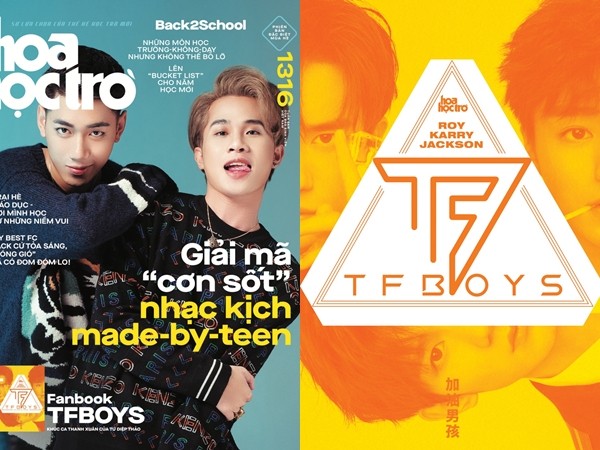 Hoa Học Trò 1316 chào mùa Thu dịu êm, tặng bạn đọc fanbook TFBOYS ngọt ngào