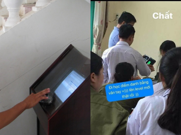 Điểm danh bằng cách quẹt vân tay khiến học sinh muốn trốn tiết cũng khó!