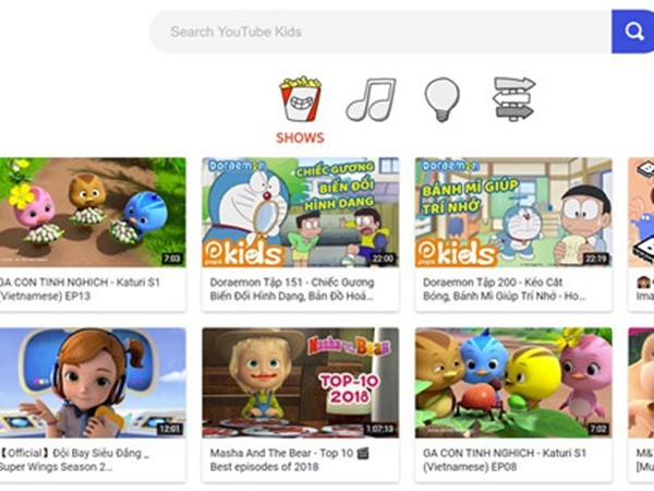 YouTube ra mắt trang web dành riêng cho trẻ em
