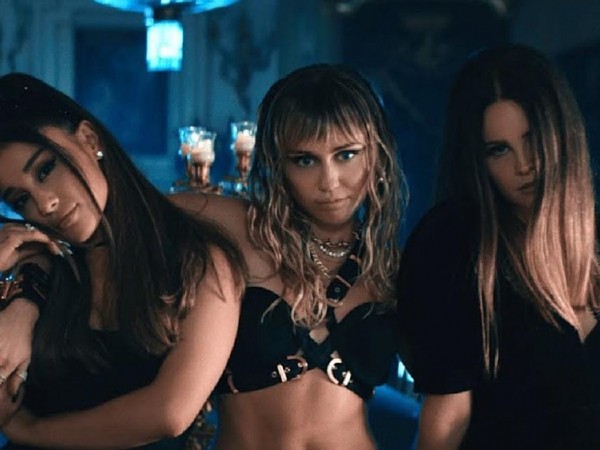 Miley Cyrus, Ariana Grande và Lana Del Rey hóa thiên thần trong MV nhạc phim của “Charlie’s Angels”