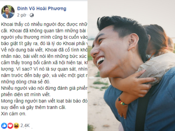 Bị cho "cà khịa" hot Travel blogger nổi tiếng, Khoai Lang Thang bức xúc lên tiếng đáp trả
