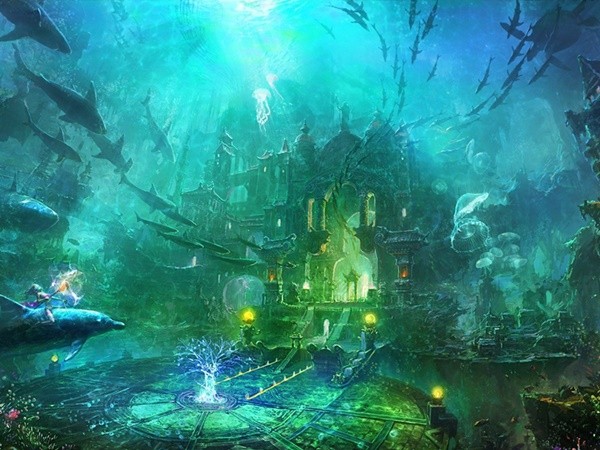 Huyền thoại về một thành phố Atlantis mất tích dưới đáy biển