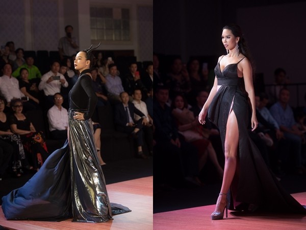 Kỷ niệm chặng đường 10 năm làm mẫu, Lại Thanh Hương khoe thần thái khi catwalk cùng siêu mẫu Hà Anh