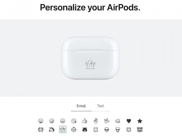 Apple cho người dùng khắc emoji lên hộp sạc tai nghe AirPods