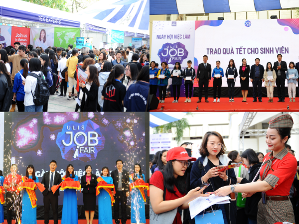 Hà Nội: Hàng ngàn sinh viên hào hứng tham gia Ngày hội việc làm ULIS Job Fair 2020