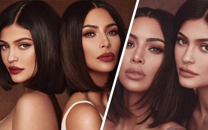 Kylie Jenner kết hợp cùng Kim Kardashian West tung bộ sưu tập son môi đẹp lung linh