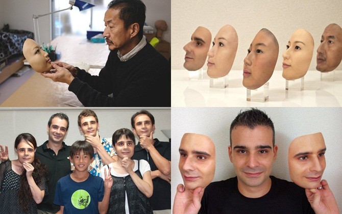 Nhật Bản chế ra mặt nạ 3D quá giống người thật, nhìn thôi cũng thấy rùng mình