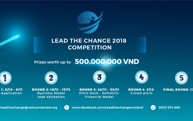 Khởi nghiệp cùng “Lead The Change 2018 Competition”