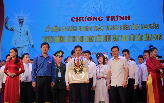 Tuyên dương 129 bí thư chi đoàn tiêu biểu năm 2019